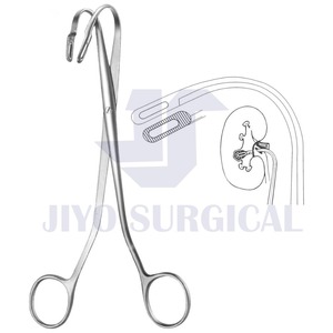 Mordazas curvadas para cirugía de riñón, pinzas de piedra de riñón de 190mm, para urologías, 23,5 cm - Product Image 2