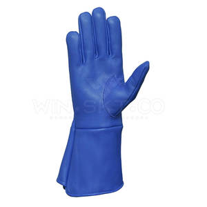 Vente directe d'usine Gants en cuir décontractés d'hiver pour l'extérieur Respirants Doigts complets Garder au chaud Doublure en coton - Product Image 5