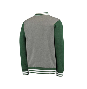 OEM Manufacturer's Custom Logo <b>Men's</b> Varsity <b>Jacket</b> Stand Collar <b>Long</b> Sleeves Canvas Fabric Reasonable Price Winter Clothing - Product Image 3