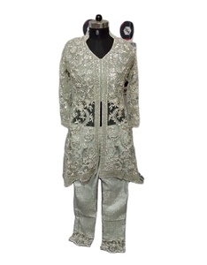 Dabka-vestido de fiesta con perlas y diamantes de imitación, para mujeres - Product Image 1