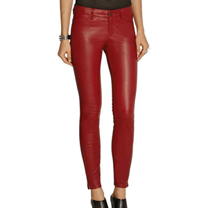 Pantalones de cuero para hombre, pantalones ajustados de cuero PU, pantalones elásticos de cuero para motocicleta, pantalones impermeables a prueba de aceite para hombre, ronpex - Product Image 5