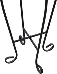 Mesa Redonda de Mosaico en Tonos Tierra Estilo Art Deco con Base de Metal, Arte de Azulejos Hecho a Mano y Ecológico para un Ambiente Natural en el Hogar y Diwali - Product Image 3