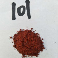 Pigment d'oxyde de fer Y101 130 couleur brique pâte de couleur maître perméable béton ciment asphalte brique