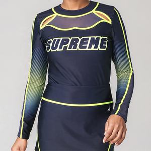 ชุดเชียร์ลีดเดอร์สำหรับผู้ใหญ่ ชุดเต้นเชียร์แบบกำหนดเอง เสื้อผ้ากีฬาสำหรับงานอีเว้นท์ สีและโลโก้แบบกำหนดเอง บริการ OEM คุณภาพสูง 100% - Product Image 4