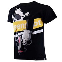 Camiseta de Manga Corta Estampada para Hombre, 100% Algodón, Tejido de Punto Transpirable y Ecológico de Estilo Vintage