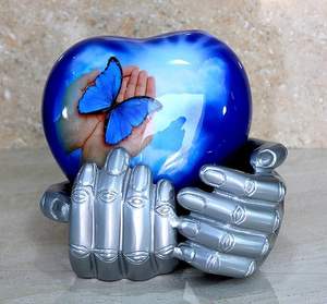 Metal Adult Cremation Urns <b>for</b> <b>Ashes</b> Colorful Enameled Garden & Funeral Supplies <b>Ash</b> <b>Box</b> Memorable Urn <b>for</b> Human <b>Ashes</b> by India - Product Image 6