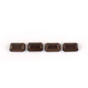 Cuarzo ahumado natural en forma de Octágono, 10X14MM, piedras preciosas sueltas, corte facetado, fabricación de joyas, precio al por mayor - Product Image 2