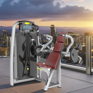 Machine de musculation en acier réglable, presse de puissance, entraînement des bras, <span class=keywords><strong>extension</strong></span> des <span class=keywords><strong>triceps</strong></span> en position debout, pile de poids de 70 kg, usage commercial - Product Image 2