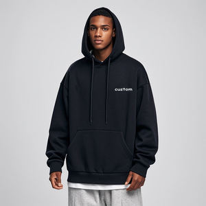 Pull de luxe en coton pour hommes, sweat à capuche surdimensionné de qualité, vêtements pour hommes, vente en gros de sweat à capuche épais, sweat à capuche avec impression bouffante personnalisée - Product Image 1