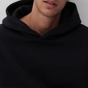 Streetwear personnalisé 400GSM surdimensionné français éponge automne hiver décontracté coton hommes tissé haut couleur unie sweats à capuche sweat - Product Image 5