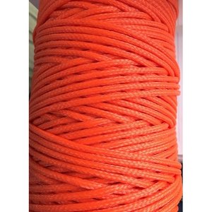 เชือกถัก HDPE สีส้มสำหรับบรรจุภัณฑ์ |   เชือกโพลีเอทิลีนถัก 3 เส้น ความแข็งแรงสูง |   ม้วนขนาด 300M-1000M |   ผู้ผลิตและจำหน่ายสินค้า OEM แบบขายส่ง - Product Image 1