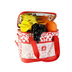 Fleur Imprimé Croix Corps Réutilisable Pliable Isolation Sac À Dos D'école Avec Sac À Lunch Isolation LOGO Personnalisé - Product Image 3