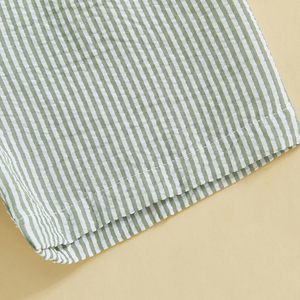 Pantalones cortos Cargo personalizados para niños, pantalones cortos de playa con cintura elástica para niños, pantalones cortos para bebés de Color sólido de alta calidad para niños - Product Image 4