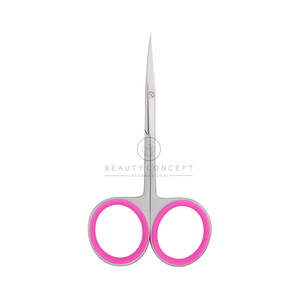 Tijeras Profesionales para Cutículas Pro Smart 41 Tipo 3 SS-41/3 con Mango Rosa Personalizado, Tijeras para Manicura - Product Image 1