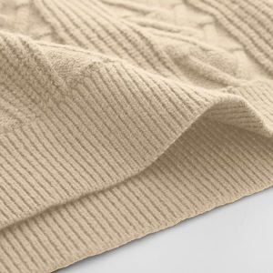 Moda 2025 hombres cuello redondo suéter manga larga cálido pulóver Casual Slim Fit estilo de punto cómodo moda Otoño 100% algodón Top - Product Image 5