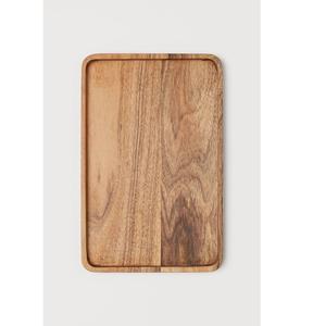 Plateau de Service Rectangulaire en Bois d'Acacia pour Cuisine Nordique de Luxe, Petit Dessert et Fruits - Product Image 2