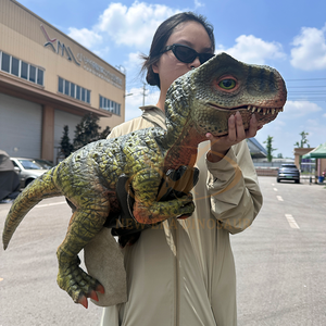 Disfraz <span class=keywords><strong>de</strong></span> marioneta <span class=keywords><strong>de</strong></span> mano <span class=keywords><strong>de</strong></span> dinosaurio controlado a mano humano Animatronic realista para Parque <span class=keywords><strong>de</strong></span> Atracciones centro comercial parque <span class=keywords><strong>de</strong></span> aventuras interior - Product Image 5