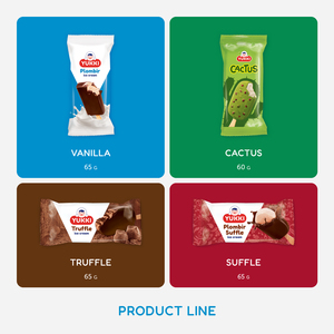 PLOMBIR Soufflé Glace à la Vanille enrobée de glaçage au cacao Eskimo 65g, Vente en gros du fabricant - Product Image 4