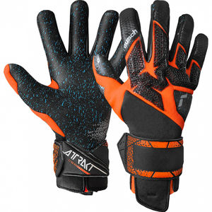Guantes de portero ajuste personalizado Venta al por mayor Fútbol Latex Grip Cómodo Cuero y Latex Grip para deportes al aire libre - Product Image 6