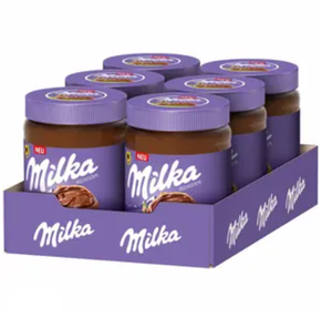โหลแก้วครีมทาเฮเซลนัท Milka 350กรัมบรรจุอาหารแข็งจำนวนมาก - Product Image 5