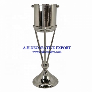 Seau à glace de luxe conçu avec poignée vente chaude 2024 refroidisseur de Champagne refroidisseur de vin exportateur de Champagne de l'Inde - Product Image 6