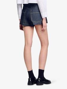 Pantalones cortos de mezclilla para mujer, pantalones cortos casuales con estilo personalizados, pantalones cortos vaqueros desgastados para damas con un ajuste fantástico de calidad superior - Product Image 4