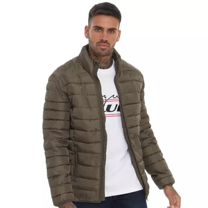 Latest Customized OEM Printed Puffer <b>Jacket</b> for <b>Men</b> Customized Logo Winter <b>Jacket</b> for <b>Men</b> with Pocket <b>Men's</b> Bubble Puffer <b>Jacket</b> - Product Image 3