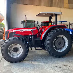 Tarım makineleri traktör satın orijinal motor 5465 ve Massey Ferguson 455 xtra 100 at güç traktörleri 4 tekerlekler