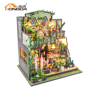 Hongda M2322 Darcy Flower Room Nuova Casa delle Bambole in Legno Fai-da-Te Kit Miniature per Ragazze - Product Image 2