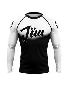 Personaliza tu propio logotipo sublimado manga completa Rash Guard MMA Rash Guard BJJ Rash Guard, MMA Rashguard para hombres jiu jitsu kimono - Product Image 3