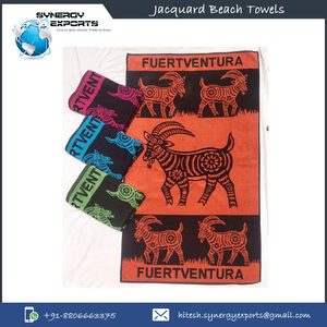 Toallas de playa Jacquard de la mejor calidad, 100% algodón, 80% Algodón/20% poliéster 500 a 800 GSM - Product Image 5