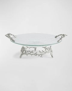 Support à gâteau en métal avec pieds décoratifs, plateau de table basse moderne à vendre - Product Image 1