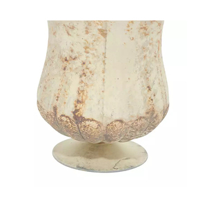 Stylish Color Scalloped Rustic Brown Glass Cup <b>Vases</b> Available Reasonable Price From India - Product Image 1
