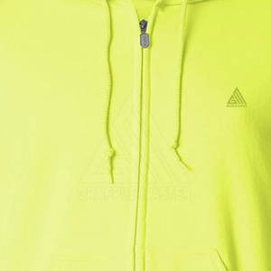 Meilleur prix personnalisé conçu sweats à capuche à fermeture éclair hommes haute qualité surdimensionné 6XL XL tailles confortable longue éponge tissu bouffée teint uni - Product Image 4