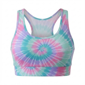 Sujetador Deportivo Tie Dye para Mujer, Precio de Fábrica, para Gimnasio, Yoga, Ropa Deportiva - Product Image 1