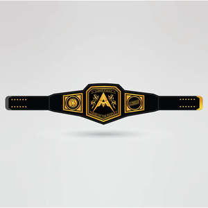 Custom Championship Belt With Personalized Brass Plate And Leather <b>Strap</b> For Wrestling Teams Pure Leather Belt Wrestling Boxing - Product Image 2