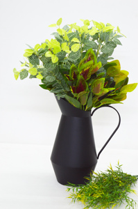Gran oferta, revestimiento de polvo negro, moderno, único, Premium, antiguo, niquelado, florero de hierro, florero de estilo de lujo para el hogar de lujo - Product Image 4