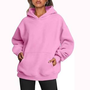Breathable High Quality Street Wear 360g Regular Hoodies for Women Loose 100% Cotton Pullover Long Sleeve Women's Hoodies 2025 - Product Image 4