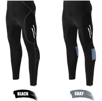 Pantalon vtt réfléchissant pour hommes collants de compression rembourrés en gel pour cyclisme pantalon Roubaix pour l'équitation en plein air