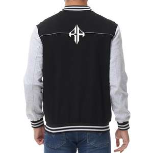 Top 2025 Chaqueta de invierno con logotipo personalizado 100% Poliéster Transpirable Cuello acanalado Chaqueta universitaria de ATLANTIC - Product Image 2