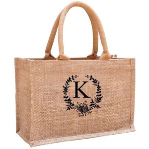 Sacs en jute, ensemble de 4 tailles différentes, idéal pour le shopping, sac fourre-tout en toile fait main de haute qualité disponible - Product Image 6