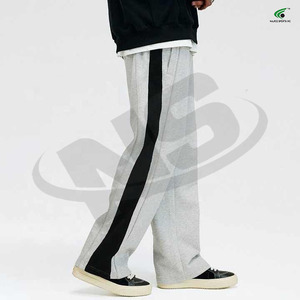 Pantalon de jogging droit en molleton pour homme, personnalisable avec logo, confortable, imperméable, respirant, pour la gym et le quotidien - Product Image 3
