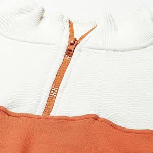 New style Custom Logo Women's Casual Solid regular Length Winter Long <b>Sleeved</b> Fleece Hoodie Jogger Stacked Pants - Product Image 5