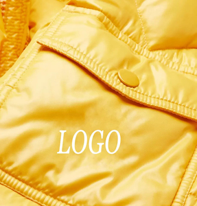 Vestes matelassées jaunes de haute qualité légères pour hommes, impression de logo personnalisée professionnelle, vente en gros, meilleur design - Product Image 4