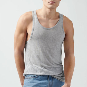 Camisetas sin mangas sueltas musculosas para hombre personalizadas al por mayor, ropa de gimnasio y fitness de secado rápido para culturismo - Product Image 4