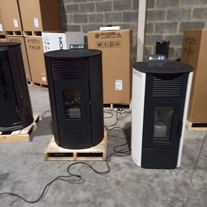 Moderna estufa de pellets de madera de 120 kg, pequeña chimenea independiente para calentadores domésticos para villas y hoteles - Product Image 1