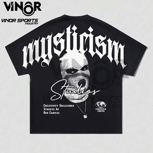 Camisetas para hombre, ropa de calle, moda informal, camiseta holgada y suave de manga corta con cuello redondo, estilo americano retro, nueva camiseta informal de verano - Product Image 4