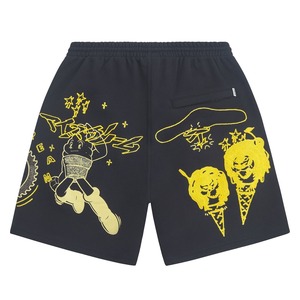 Cómodo diseño único sudor corto hecho en fábrica de talla grande pantalones cortos de sudor para hombres producto de tendencia impreso sudor corto - Product Image 2