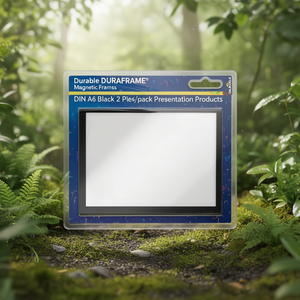 Durable DURAFRAME Magnetic <b>Frames</b> DIN <b>A6</b> Black 2 Pieces/Pack Presentation Products - Product Image 3