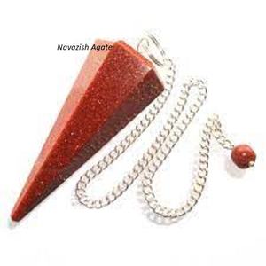 Pendules coniques en pierre d'or rouge Pendule en pierre de Chakra, pendule naturel, pendule en pierre de Chakra grossistes - Product Image 5